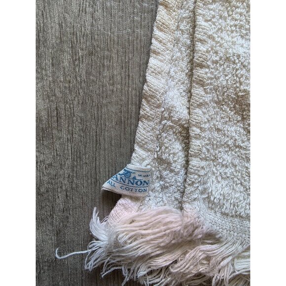 Vintage Cannon Apple Design Cotton Tea Towel With Fringe - Picture 6 of 8